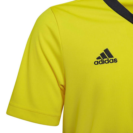 adidas Kids' Entrada 22 Jersey, Team Yellow/Black, X-Large