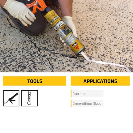 SIKA Corporation 427706 Crack Flex Sealant, 10-Ounce, Gray