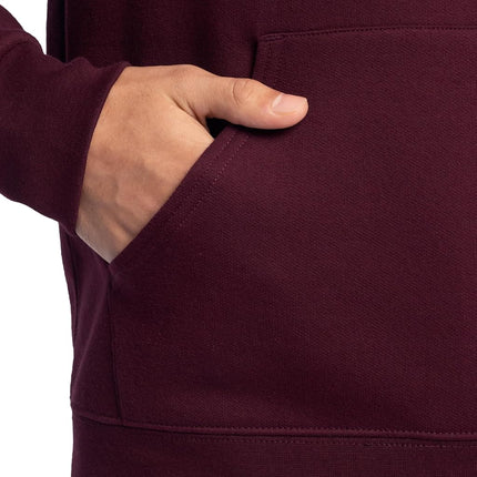 Fruit of the Loom Unisex's Eversoft Fleece Hoodies, Full Zip, Moisture Wicking & Breathable, Sizes S-4x Shirt, Maroon Pullover, Large