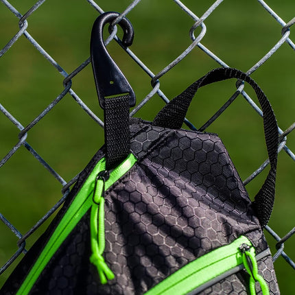 Franklin Sports Elite Performance Pickleball Sling Bag, Black/Optic Yellow