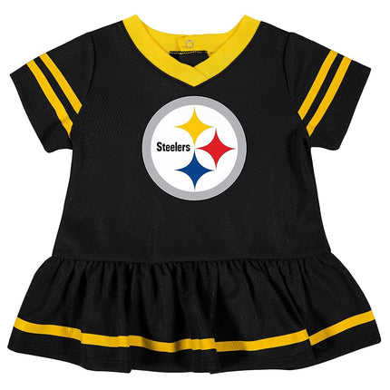 NFL Seattle Seahawks Girls 2018Dazzle Dress & Panty, Blue, 3-6 Months