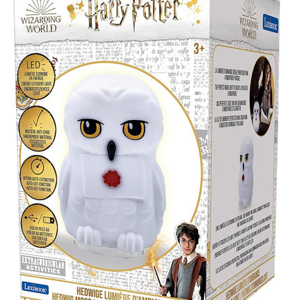 LEXIBOOK, Warner Harry Potter - Hedwig Harry Potter Nightlight, Nightlight for Kids Room with Timer - NLJ105HP