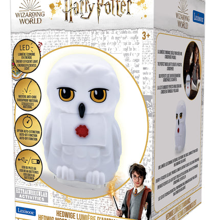 LEXIBOOK, Warner Harry Potter - Hedwig Harry Potter Nightlight, Nightlight for Kids Room with Timer - NLJ105HP