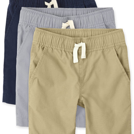 The Children's Place Boys' Pull On Jogger Shorts, 