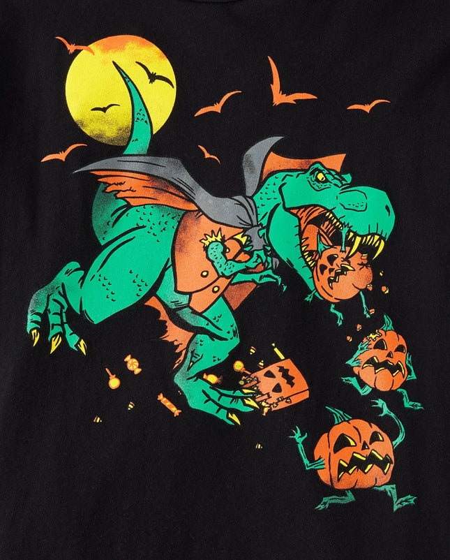 The Children's Place Boys' All Holidays Short Sleeve Graphic T-Shirts,multipacks, Ghouls/Halloween Dino/Dino City 3-Pack, Small