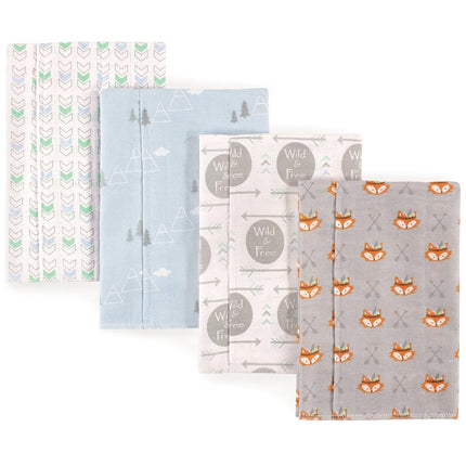 Luvable Friends Unisex Baby Cotton Flannel Burp Cl