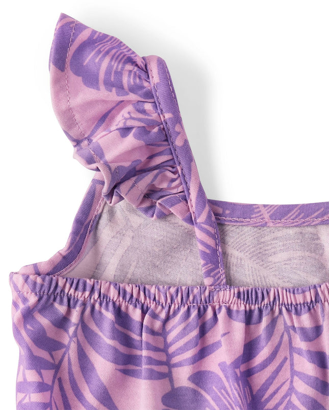 The Children's Place Girls' and Toddler Short Sleeve Everyday Dresses, Lovely Lilac, 5T