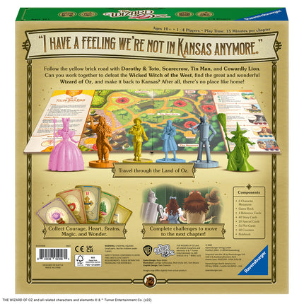 Ravensburger Wizard of Oz Adventure Book Game for Ages 10 & Up – Work Together to Play Through The Movie