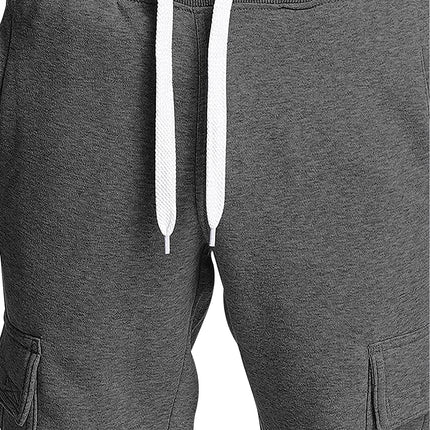 Southpole Men's Sweatpants, Heather Charcoal, X-Large