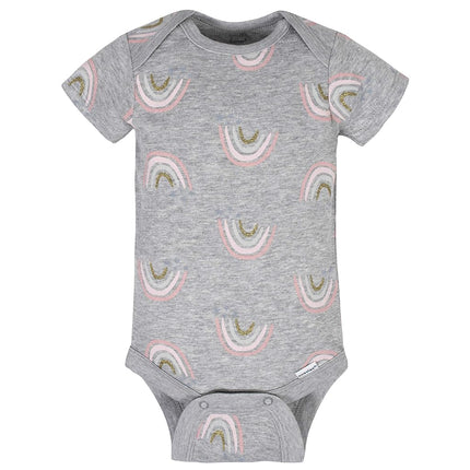 Gerber 8 Pack Baby Girls' Bear Short Sleeve Onesies® Bodysuits