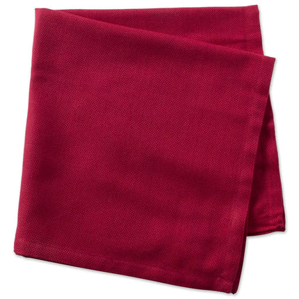 DII Variegated Tabletop Collection, Napkin Set, 20x20, Tango Red, 6 Piece