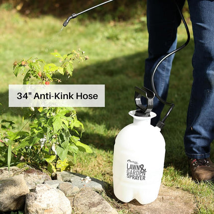 Flo-Master by Hudson 24101 1 Gallon Lawn and Garden Tank Sprayer, Translucent