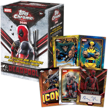 2025 Topps Chrome Deadpool - Factory Sealed - Value Box