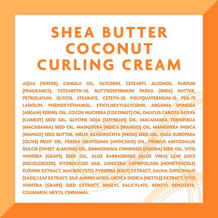 Cantu Shea Butter for Natural Hair Coconut Curling Cream, 25 Ounce