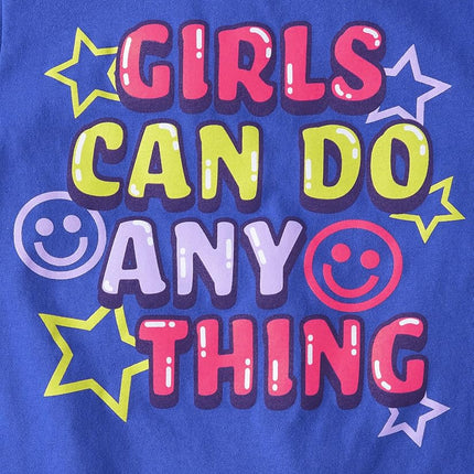 The Children's Place Girl Power Short Sleeve Graphic T-Shirts,multipacks, Love/Girls Can Do Anything 2-Pack, Small