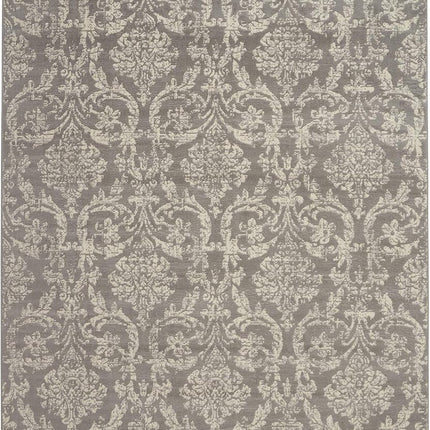 Nourison JUB09 Jubilant Vintage Damask Ivory/Pink Area Rug Runner 2'3" x 7'3", 2'x7',