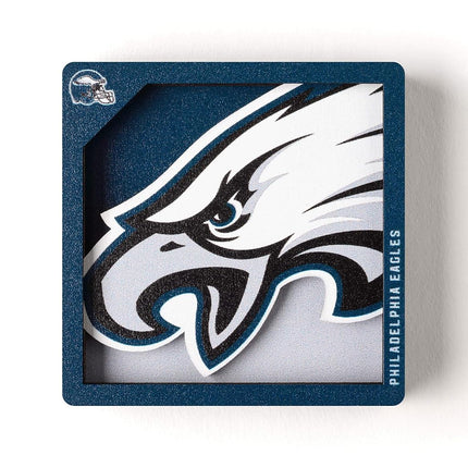 YouTheFan NFL Philadelphia Eagles 3D Logo Series Magnets