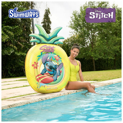 Swimways Stitch Oversized Pool Float, Inflatable Pool Floats & Kids Pool Toys, Swimming Pool Accessories & Beach Essentials for Teens Aged 14 & Up
