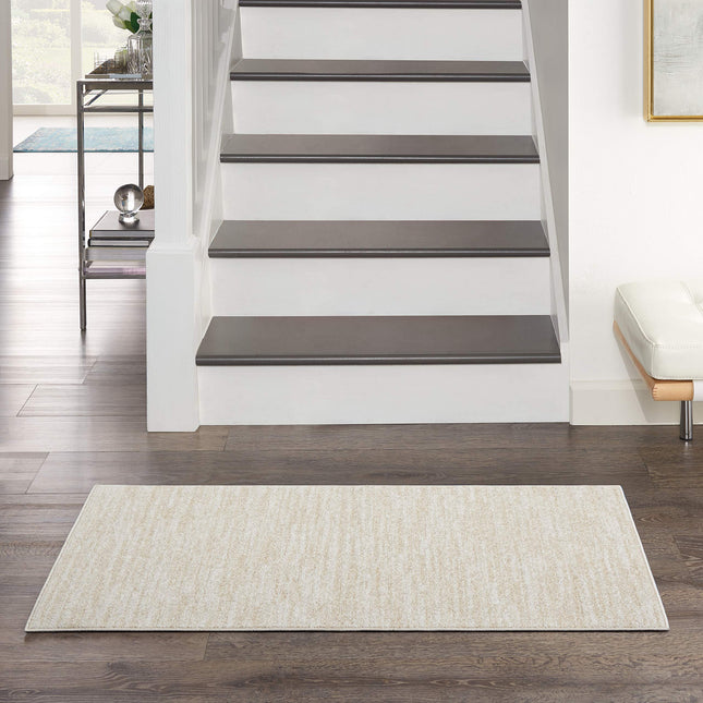 Nourison Essentials Indoor/Outdoor Ivory Beige 2' 