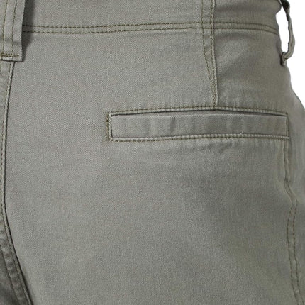 Wrangler Authentics Men's Big & Tall Classic Relaxed Fit Stretch Cargo Short, Dusty Olive, 46
