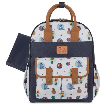 Disney Baby 1 Backpack Diaper Bag, Winnie The Pooh Double Hnadle