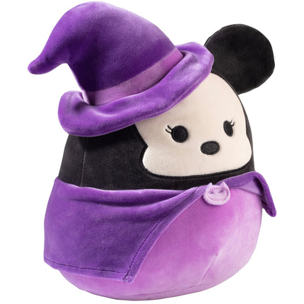 Squishmallows 8" Minnie Mouse Bruja - Peluche oficial de Halloween de Disney de Kellytoy - Juguete de peluche bonito y suave - Gran regalo para niños