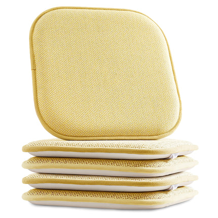 Elegant Comfort 4 Pack Chair Cushion Covers - Skid
