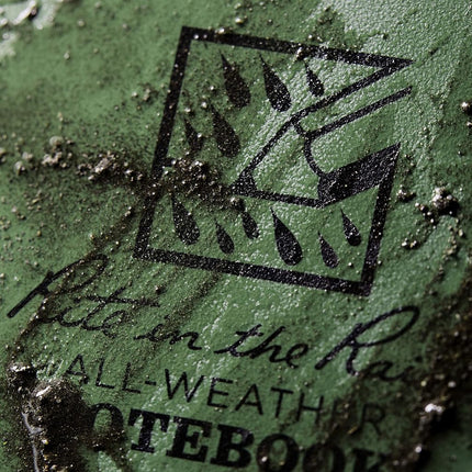 Rite in the Rain Green Tactical Pocket Notebook 3" x 5" pack of 3