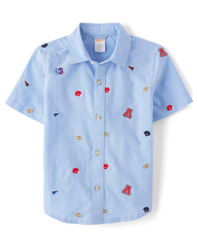 Gymboree,and Toddler Short Sleeve Button Up Shirts