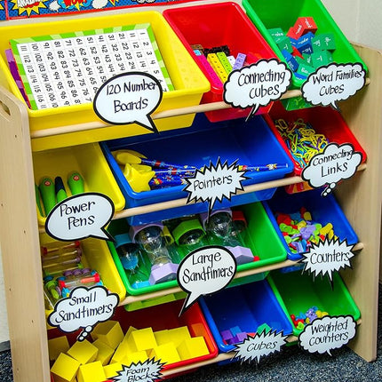 Teacher Created Resources Black and White Speech/Thought Bubbles Accents (5592)