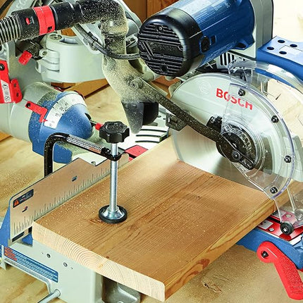 Bosch CM10GD Compact Miter Saw - 15 Amp Corded 10 Inch Dual-Bevel Sliding Glide Miter Saw with 60-Tooth Carbide Saw Blade