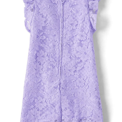 The Children's Place Accessoires de Cheveux Mode Taille Unique Bébé Fille, Volant Violet, 18-24 Mois