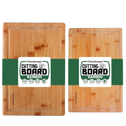 Bamboo Cutting Boards for Kitchen with Juice Groov