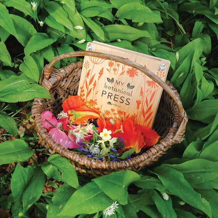 Tender Leaf Toys Botanical Press - Wooden Flower Press Children Perfect for Card Making and Creative Play