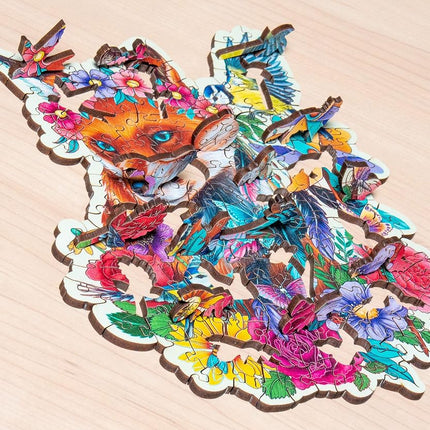 Ravensburger Children Puzzles Wooden Puzzles: Colorful Fox Ages 10+