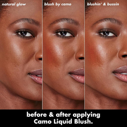 e.l.f. Camo Liquid Blush, Long-lasting Liquid Blush For High-pigment Color, Creates A Soft, Dewy Finish, Vegan & Cruelty-free, Suave Mauve