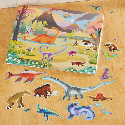 Melissa & Doug Carnet d'autocollants réutilisables Préhistoire