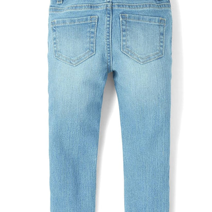 The Children's Place Baby Girls' and Toddler Super Skinny Jeans, Lt Jayblue Wash, 6-9 Months