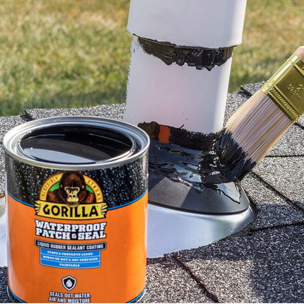 Gorilla Waterproof Patch & Seal Liquid, Black, 32 Ounces, (Pack of 1)