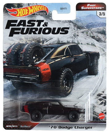 Hot Wheels 70 Dodge Charger [Black] Fast Superstar