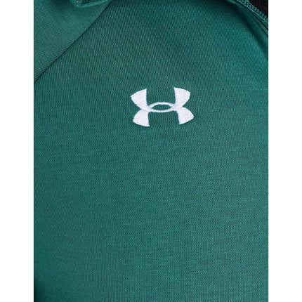 Under Armour Women's Rival Fleece Half Zip, (338) Rack Green / / White, 3X-Large Tall