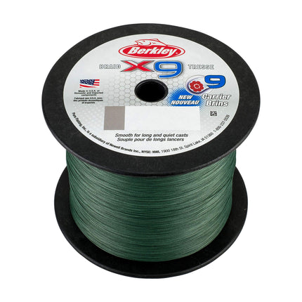 Berkley X9 Braided Fishing Line - 9 Strand Braid L