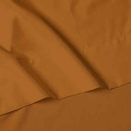 Elegant Comfort Coziest Bedding Set, All Around Elastic Fitted Sheet, Deep Pocket up to 16inch, Microfiber, Light Brown, Queen