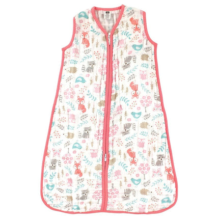 Gigoteuse sans manches en mousseline de coton pour bébé unisexe Hudson Baby, collection Renard des bois, 0-6 mois