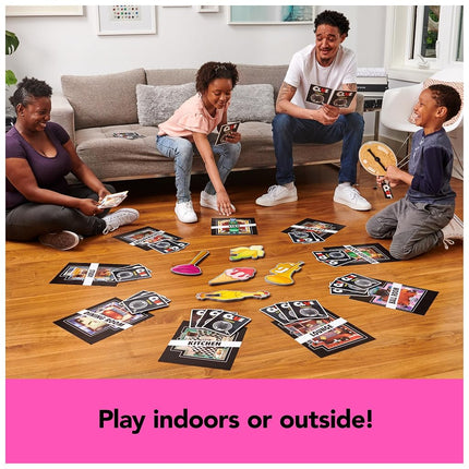 Giant Clue Classic Mystery Party Retro Board Game Summer Toy with Large Rooms, Giant Cards, and Foam Tools, for Kids and Families Ages 8 and up