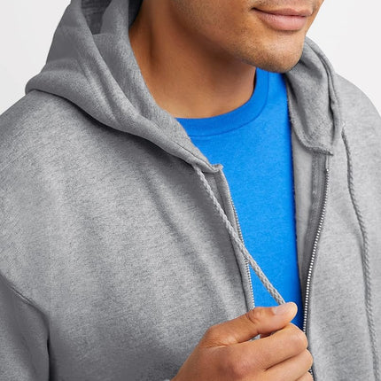 Hanes Men's Full Zip Ultimate Heavyweight Fleece Hoodie, Deep Red, XX-Large