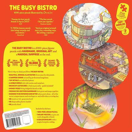 The Busy Bistro • 1000 Piece Jigsaw Puzzle from The Magic Puzzle • Series Two