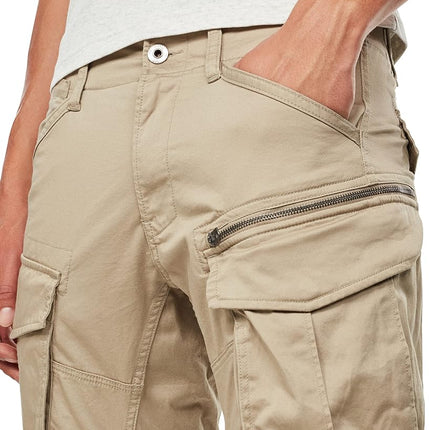 G-STAR Men's Rovic Zip 3D Regular Tapered Pants, Beige (Dune D02190-5126-239), 33W / 32L