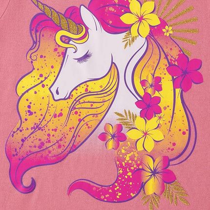 The Children's Place Girls All Holidays Short Sleeve Graphic T-Shirts,multipacks, Unicorn/Pumpkin Spice/Fall Icons, X-Large