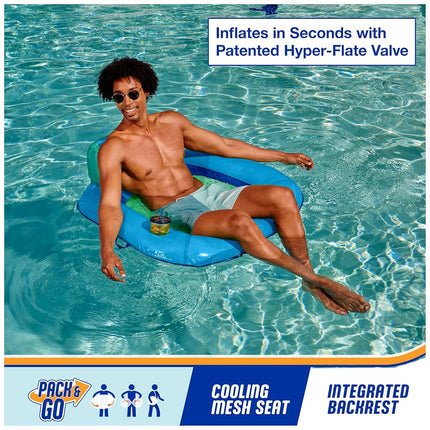 SwimWays PREM Sunseat SkyBlue